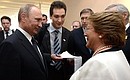 Vladimir Putin met with President of Chile Michelle Bachelet on the sidelines of the BRICS summit.