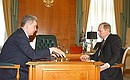 С губернатором Тюменской области Сергеем Собяниным.