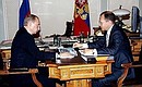 С полномочным представителем Президента в Приволжском федеральном округе Сергеем Кириенко.