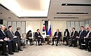 Meeting with President of South Korea Moon Jae-in.