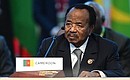 Президент Камеруна Поль Бийя на пленарном заседании саммита Россия – Африка. Фото: Павел Бедняков, РИА «Новости»