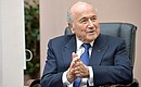 President of the Federation of International Football Associations (FIFA) Joseph Blatter.