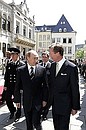 С Великим герцогом Люксембургским Анри.