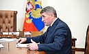 Head of the Republic of Chuvashia Oleg Nikolayev. Photo: Maxim Blinov, RIA Novosti