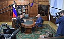 Встреча с врио главы Кемеровской области Сергеем Цивилёвым.