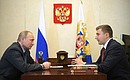Meeting with chess player Sergei Karyakin.