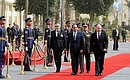 Церемония официальной встречи. С Президентом Арабской Республики Египет Абдельфаттахом Сиси.