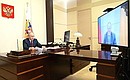 Meeting with Acting Penza Region Governor Oleg Melnichenko (via videoconference).