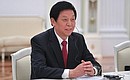 Chairman of the Standing Committee of the National People’s Congress of China Li Zhanshu.