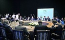 Working lunch with International Olympic Committee members.