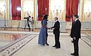 Letter of credence was presented to the President of Russia by Chandapiwa Nteta (Republic of Botswana).