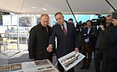 St Petersburg Acting Governor Alexander Beglov presented to Vladimir Putin the plans for a park zone along the Malaya Neva embankment and Dobrolyubova Prospekt in the historic centre of St Petersburg.