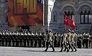 Военный парад в честь 58-й годовщины Победы в Великой Отечественной войне.