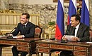 Пресс-конференция по итогам российско-египетских переговоров. С Президентом Египта Хосни Мубараком.