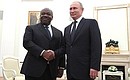 With President of Gabon Ali Bongo Ondimba.