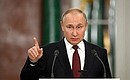 Владимир Путин ответил на вопросы журналистов. Фото: Сергей Гунеев, РИА «Новости»