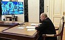 Встреча со спортсменами паралимпийской команды России (в режиме видеоконференции).