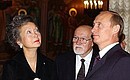 President Putin with Canadian Governor-General Adrienne Clarkson.