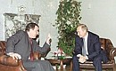 President Putin and German Chancellor Gerhard Schroeder.