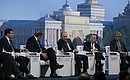 Пленарное заседание XIX Петербургского международного экономического форума. Фото ТАСС