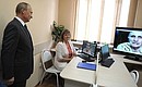 Во время посещения дома-интерната для престарелых и инвалидов «Пансионат «Каширский».