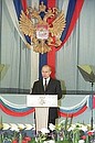 Выступление на торжественном приеме в честь Дня Конституции России.