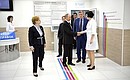 During a visit to Polyclinic No. 1 of the Kirov Clinical Diagnostic Centre.
