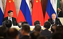 Press statements following Russian-Chinese talks.
