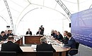 Совещание по развитию транспортной инфраструктуры Москвы и Подмосковья.