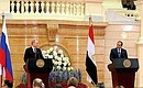 Statements for the press following Russian-Egyptian talks.