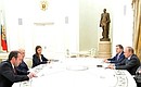 Встреча с бывшим президентом Израиля Шимоном Пересом.