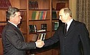 С губернатором Московской области Борисом Громовым.