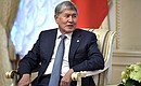Президент Киргизской Республики Алмазбек Атамбаев.