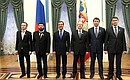 С лауреатами премии Президента России в области науки и инноваций для молодых учёных за 2011 год.