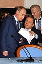 President Putin before a joint news conference with Italian Prime Minister Silvio Berlusconi summarising the Russia-European Union summit.