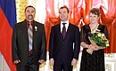 Орденом «Родительская слава» награждены Константин и Светлана Розенко.
