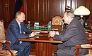 Рабочая встреча с губернатором Иркутской области Борисом Говориным.