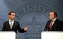 Пресс-конференция по итогам российско-датских переговоров. С Премьер-министром Дании Ларсом Расмуссеном.
