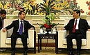 С Заместителем Председателя Китайской Народной Республики Си Цзиньпином.