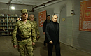 В ходе посещения штаба национальной гвардии «Восток» в Луганской Народной Республике.