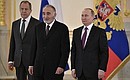 Presentation of foreign ambassadors’ letters of credence. Ambassador of Afghanistan Abdul Qayum Kuchi presented his letter of credence to Vladimir Putin.