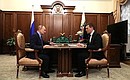 With Acting Governor of Khabarovsk Territory Mikhail Degtyaryov.