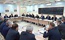 Встреча с учёными Сибирского отделения Российской академии наук.