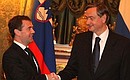 With President of Slovenia Danilo Turk.