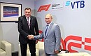 With President of Republika Srpska entity of Bosnia and Herzegovina Milorad Dodik.