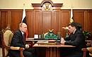 С губернатором Ямало-Ненецкого автономного округа Дмитрием Кобылкиным.