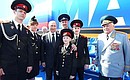 After military parade celebrating the 68th anniversary of Victory in the Great Patriotic War.