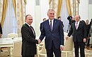 С Президентом Сербии Томиславом Николичем.