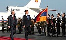 Dmitry Medvedev arrived in Armenia on a state visit. With President of Armenia Serzh Sargsyan. Photo: TASS