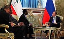 Talks with President of the Republic of Equatorial Guinea Teodoro Obiang Nguema Mbasogo.